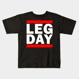 Leg Day Gym Parody Shirt (For Dark Shirts) Kids T-Shirt